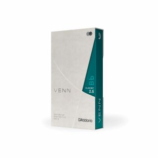 Hlavní obrázek Bb klarinet D'ADDARIO VBB0125G2 VENN Gen. 2 - Bb Clarinet Reed 2.5