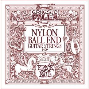 Hlavní obrázek Normal tension ERNIE BALL 2409 Ernesto Palla Nylon Classical Black / Gold Ball End