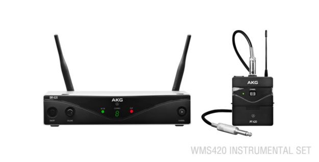 Hlavní obrázek Bezdrátové nástrojové systémy pro kytary a baskytary AKG WMS420 Wireless Instrumental Set U2