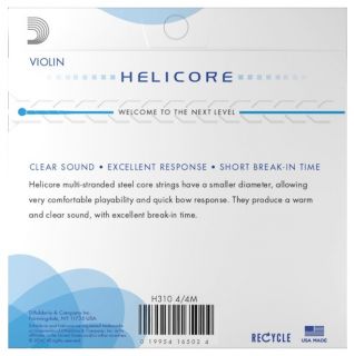 Hlavní obrázek Struny D´ADDARIO - BOWED Helicore Violin H310 4/4M