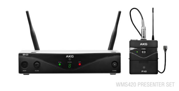 Hlavní obrázek S klopovým mikrofonem (lavalier) AKG WMS 420 Presenter set/U2 A-Stock
