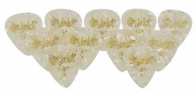 DUNLOP 483P04MD Classic Celluloid White Pearloid Medium