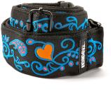 DUNLOP Jimi Hendrix Blacklight Monterey Blue Strap