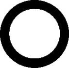 REMO DynamO, 5" Diameter, 1 Pc Pack, Black cutting template