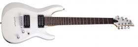 SCHECTER C-7 Deluxe - Silver White