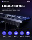 Galerijní obrázek č.2 Syntezátory, varhany, virtuální nástroje DONNER B1 Analog Bass Synthesizer & Sequencer