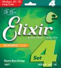 Galerijní obrázek č.1 Tvrdost .045 ELIXIR 4 strings NANOWEB Long .045 - .105