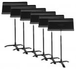 MANHASSET Model 4806 Symphony Stand Black Box of 6