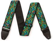 Galerijní obrázek č.1 Nylonové/textilní DUNLOP Jimi Hendrix Blacklight Love Drops Blue Strap