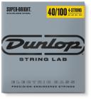 DUNLOP Super Bright Stainless Steel Bass Strings 40-100