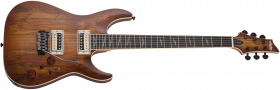 SCHECTER C-1 Exotic Spalted Maple - Satin Natural Vintage Burst