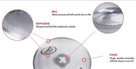 Galerijní obrázek č.1 Tréninkové pady SABIAN QTPC504 Quiet Tone Practice Cymbal Set