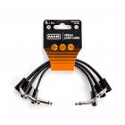 DUNLOP MXR RIBBON PATCH CABLE 0,15m - 3 PACK, propojovací kabel