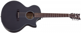 SCHECTER Orleans Stage-7 Acoustic - Satin See Thru Black