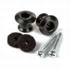 DUNLOP 2PSLS033BK - STRAPLOK DUAL DESIGN STRAP BUTTON SET - BLACK