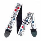 Galerijní obrázek č.1 Nylonové/textilní DUNLOP Jimi Hendrix Monterey Strap