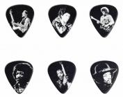 Galerijní obrázek č.1 Tvrdost do 2.0 DUNLOP JHPT05H Jimi Hendrix Silver Portrait Pick Tin