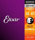 ELIXIR Acoustic 80/20 Bronze with NANOWEB .010 - .047 ( .010 - .027 )