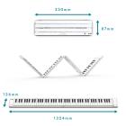 Galerijní obrázek č.4 Stage piana CARRY-ON Folding Piano 88 Touch - White