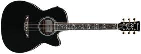 IBANEZ AC391RCE - Black Top, Natural High Gloss