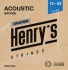 HENRY’S HABC1253 Coated Acoustic 80/20 Bronze - 012“ - 053”