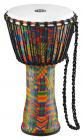 MEINL PADJ2-M-F Rope Tuned Travel Series Djembe 10” - Kenyan Quilt