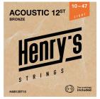 HENRY’S HAB12ST10 Acoustic Bronze - 010“ - 047“