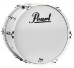 PEARL MJB1808/CXN33 Junior Marching Series Bass Drum 18”x8” - Pure White