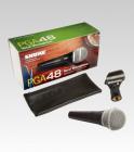 Galerijní obrázek č.3 Dynamické pódiové vokální mikrofony SHURE PGA48-QTR (PG ALTA)