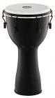 MEINL FMDJ5-L-F Journey Series Mechanical Tuned Fiberglass Djembe 12" - Black
