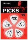 Galerijní obrázek č.1 Tvrdost  1.0 D'ADDARIO 1CWH6-10JS Joe Satriani Signature Guitar Picks, White - 10 ks