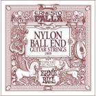 ERNIE BALL 2409 Ernesto Palla Nylon Classical Black / Gold Ball End