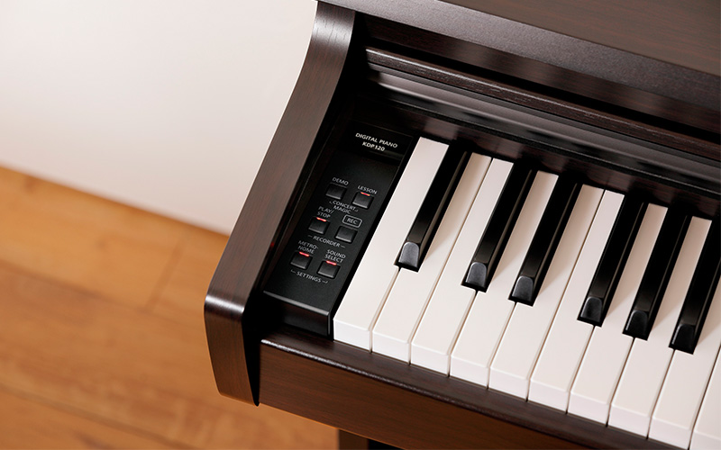 Digitální piano KAWAI KDP120 R Detail ovládání KAWAI KDP120 R