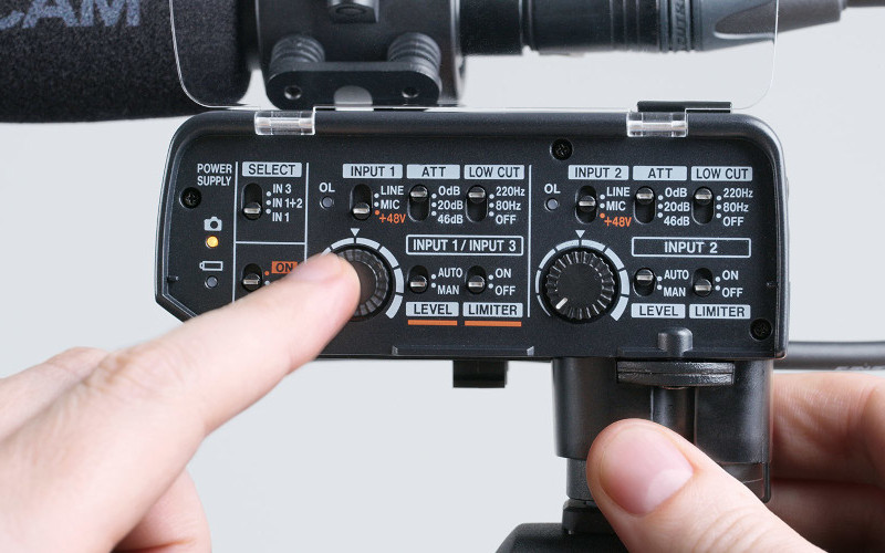 Předzesilovač TASCAM CA-XLR2D-AN Ovládání TASCAM CA-XLR2D-AN