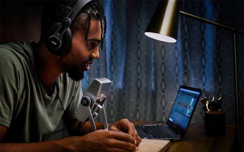 USB mikrofon AKG C44-USB LYRA Nahrávání podcastu s AKG C44-USB LYRA