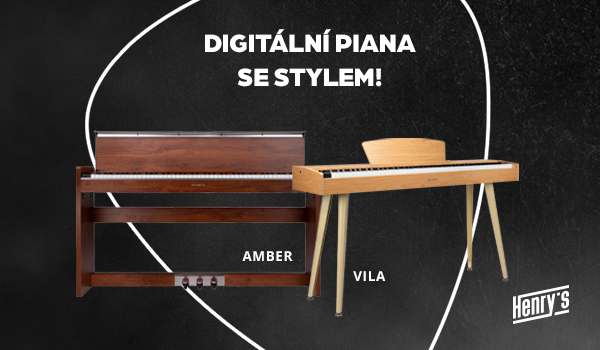Obrázek k článku Novinka: Digitální piana Henry’s Amber a Vila