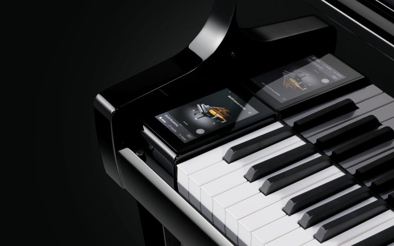 Hybridní piano Hybridní piano KAWAI NV10 S Detail Hybridní piano KAWAI NV10 S