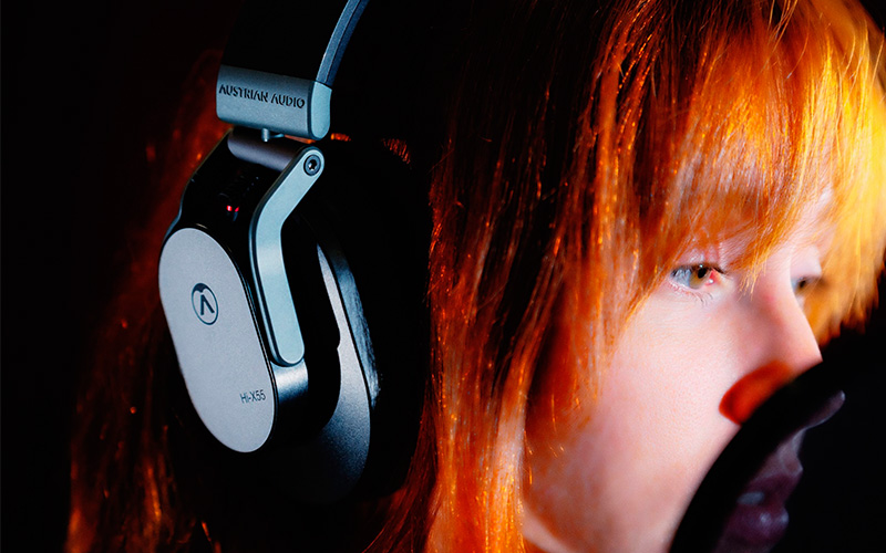 Sluchátka AUSTRIAN AUDIO HI-X55 Nahrávání se sluchátky AUSTRIAN AUDIO HI-X55