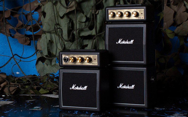 Kytarový zesilovač MARSHALL MS-4 MICROSTACK Detail MARSHALL MS-4 MICROSTACK